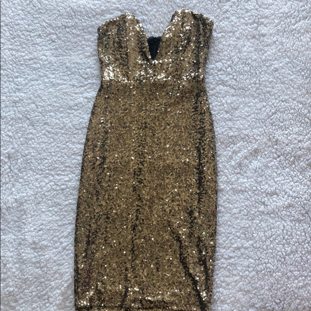 Agaci - Gold Sequin Dress *New Never Worn*